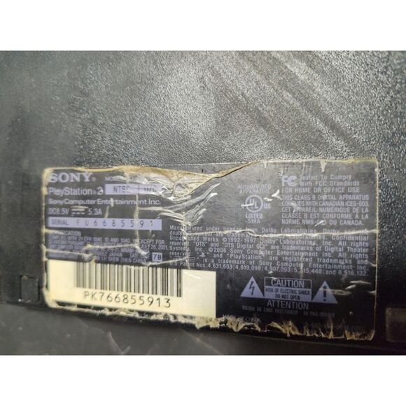 Lot of 2 Broken Slim Playstation 2 Sytems Good For Parts - Picture 9 of 10